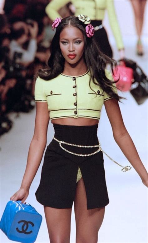 naomi campbell chanel 1995|naomi campbell fashion history.